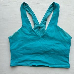 Alo Turquoise Airbrush Real Bra Tank - M